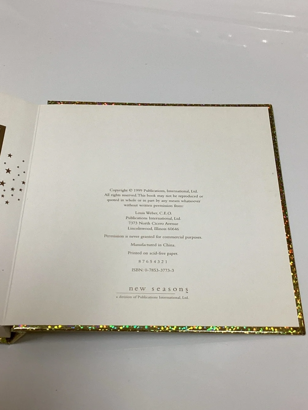 Gold Holographic Photo Journal - Shimmering Keepsake
